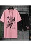 Unisex Oversize Shorts Set Short Sleeve T-Shirt Comfortable Fit Summer Casual Sports