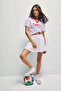 Crop Top Sportsman Mesh Jersey Fabric Turkey Printed Short Sleeve Polo White T-Shirt I1229Ax26Hs - 2