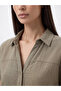 Khaki Muslin Women's Shirt - 3