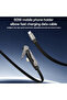 CA208 USB Type-C to Lightning Fast Charging Data Cable with Foldable Stand, Built-in smart chip,27W PD Fast Charge, 3A Output High-Speed Data Transfer 1.2M Braided Cable - 3