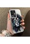 Vivo Y29 Compatible Silicone Edge Hard Back Case Couple Phone Case Lion Pattern - 3