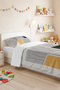 Yellow Geometric Young Room Single Pique Set - Black Striped 160X220 cm Quilted Bedspread - 6