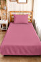 Pink Minimal Young Room Single Pique Set - Quilted Dried Rose 160X220 cm Bedspread - 4