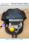4 Piece Backpack Set In the Same Color Large Capacity Design with Stylish Pattern Print Practical Ba - 4