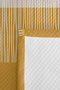 Yellow Striped Modern Young Room Single Pique Set - Geometric 160X220 cm Quilted Bedspread - 7