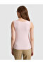 Light Pink Slim Fit Knitted Blouse 50324123-Vr078 - 5