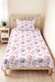Balon Bulut Pink Girl's Pique Set - Starry Pastel White Baby Room Bedspread - 160X220 cm - 6
