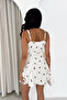 Rope Strap Short Shorts Dress Ecru - 4