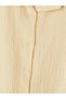 Beige Girls' Muslin Shorts Set - 5