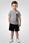 Toddlers Boy 2 Pieces Graphic Print T-Shirt And Shorts Set, Multicolor