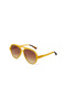 Alessio Unisex Sunglasses Transparent Yellow / Lens: Brown Gradient Ok021-Tye - 4
