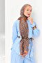Tencel Monare Shawl Bud Dark Orange - 2