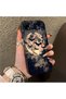 Realme C25S Compatible Silicone Edge Hard Back Case Couple Phone Case Evening Patterned - 3