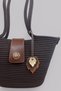 Sardinia Handmade Straw Tote with Lid Beach and Daily Bag Fashion in Summer - 5