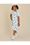 Girls White Butterfly Dress - 4
