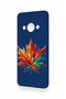 Redmi A3 Compatible Colorful Leaf Pattern Silicone Case - 3