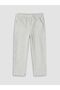Lcw Kids Blue Striped Boys' Trousers with Tie at the Waist