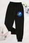 Unisex Cycling Themed Printed Sweatpants