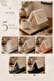 Decorative Book Stand - Book Reading Stand and Book Holder with Cup Holder |   Desktop Bookshelf Organizer - 2