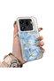 Oppo Find X9 Pro 5g Compatible Silicone Edge Hard Back Case Couple Phone Case with Floral Pattern