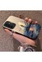 Samsung Galaxy A26 Compatible Silicone Edge Hard Back Case Couple Phone Case Tower Pattern - 2