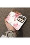 Samsung Galaxy A33 5g Compatible Silicone Edge Hard Back Case Couple Phone Case with Floral Pattern - 4