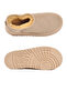 Beige Fur Women's Boots U-400 Z - 5
