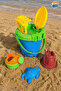 Large Size Figured Sand Bucket Beach Toy Set – Bucket, Shovel, Rake, Castle Mold, and Figured Sea Sand Toy - 7