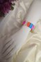 Stylish Bracelet with Colored Rubber Bands - 2