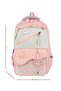 Ultra Luxury Set of 3 Girls' Primary School Bags with Back Support, Thermal Lunch Bag and Pen Holder - 3