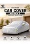 Waterproof UV Resistant Full Car Cover for Nissan Z - All Weather Dustproof Sun Protection Outdoor Cover, Silver
