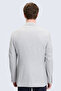 Gray Slim Fit Mono Collar Classic Jacket - 5
