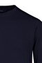 Navy Blue Regular Fit Crew Neck 100% Cotton Sweatshirt - 2