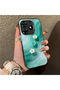 Tecno Spark 10 Pro 4g Compatible Silicone Edge Hard Back Case Couple Phone Case with Floral Pattern - 3