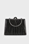 Evening Dress Bag with Stone-Embellished Removable Chain Strap Evening Dress Bag 431358Tasli