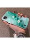 Realme C11 2021 Compatible Silicone Edge Hard Back Case Couple Phone Case with Floral Pattern - 2