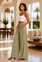 Women's Comfort Fit Flare Pants - 3