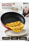 AFP 28ME 28CM Granite Nonstick Frypan PFOA-Free Induction Compatible Maroon Dishwasher Safe - 6
