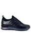 4195 Daily Casual Men's Leather Shoes-Black Gray - 3