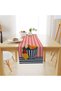 Retro Summer 4-Piece Throw Pillow Cover + 1 Piece Runner Set - 4