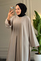 6548 - Stylish, Comfortable, Soft, Special Wanda Viscose Fabric, Women's Set with Slit Detail Long Tunic - 2