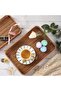 3-Piece Rattan Tray Decorative Tray Wicker Knitted Tray - 6