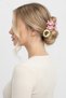 Girl's Pink Character Hair Clip and Colorful Rubber Hair Tie Set - 3
