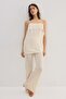 Viscose-blend strappy top