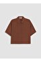 Lcw Vision Brown Modal Blended Women's Shirt - 5