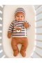 Cotton Teddy Bear Punch Side Snap Seasonal 5-Piece Newborn Baby Boy Hospital Discharge Bodysuit Set - 6