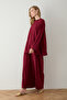 Pleated Trousers Knitted Suit 68-6317
