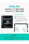 Cat Cot Smart Case for iPad Pro 11 Inch M5 (2025) / M4 (2024) – Slim Trifold Stand Cover with Built-in Apple Pencil Pro Holder, Smart Auto Sleep/Wake, Protective Shockproof Shell - 2