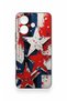Vivo V60 Lite Compatible Star Flag Patterned Silicone Case - 2