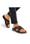 -- 31304-İkon 6 Point Anatomical Sole Heel Spur, Four Seasons Daily Men's Slippers,